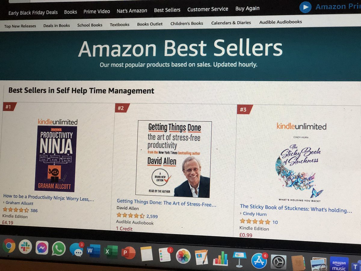 CindyHurn's tweet photo. No 3 @AmazonKindle 👏👏👏👏
🙏thank you everyone
‘The Sticky Book of Stuckness is just 99p on Amazon today, so grab your copy and get unstuck here
https://t.co/NkNHfBIqV4
#CindyHurn
#StickyBook
#BookLaunch https://t.co/M7Jb47rGOL