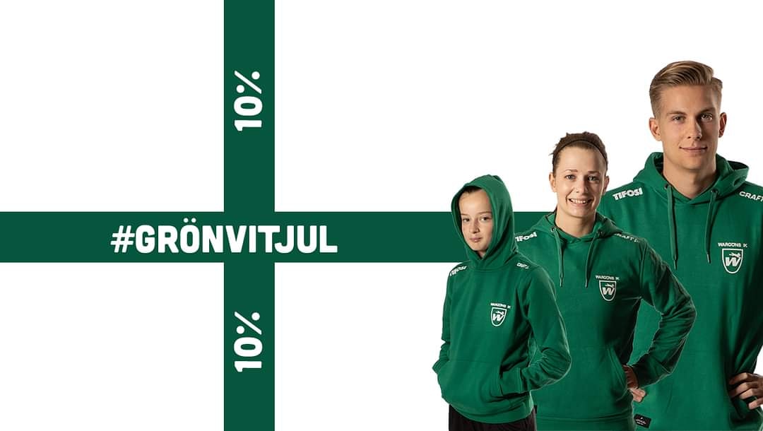 Vi har fyllt på klubbshoppen med bra presenter till alla WIK:are där ute. Med rabattkoden #grönvitjul så får du 10% rabatt på hela sortimentet. Tänk på att du behöver beställas senast 1:a december för att de skall hinna levereras till jul.

supporter.tifosi.se/wargons-ik/pro…