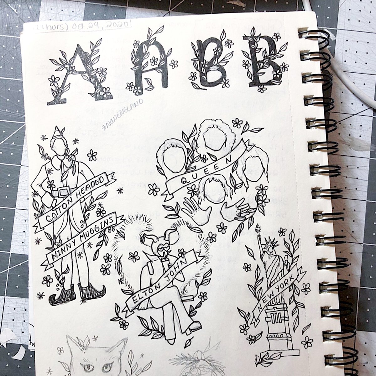 belindagarrido_'s tweet photo. The first stage of a new sticker - These are all available in my shop now ❤️
 #stickeraddict #coolsticker  #stickers #sticker #etsyshop #smallbiz #smallbizowner #shopsmall #instaart #dailyart #artistsofinstagram #etsysellersofinstagram #sketchbook #sketches #elf #queen https://t.co/K2GErTWnIe