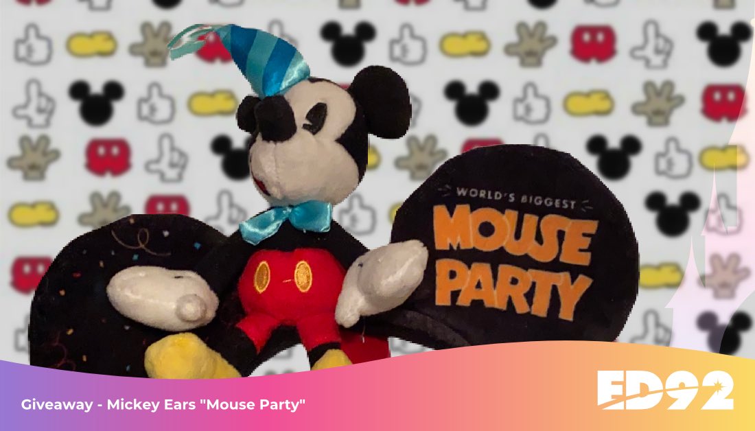 🎁 GIVEAWAY 🎁

On the occasion of Mickey and Minnie’s 92nd birthday 🥳 we offer you the chance 🍀 to win the Mickey Ears « Mouse Party »

To participate:

1️⃣ Follow <a href="/ED92Magic/">ED92</a>
2️⃣ Like and Retweet 🔁

#birthday #mickeymousebirthday #MickeyMouseDay #MinnieMouseBirthday #Giveaway
