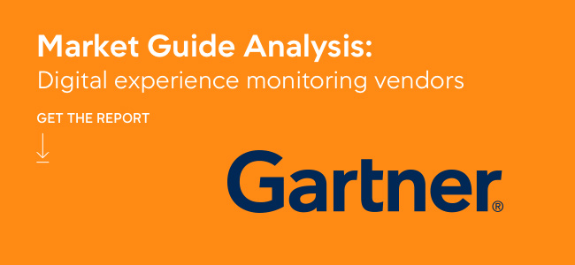 AppDynamics's tweet image. New @Gartner_inc report! Learn about the 3 critical #digitalexperiencemonitoring (DEM) technologies you need to take back control of the digital experience once and for all. Get your free copy: cs.co/6013H1LjB.