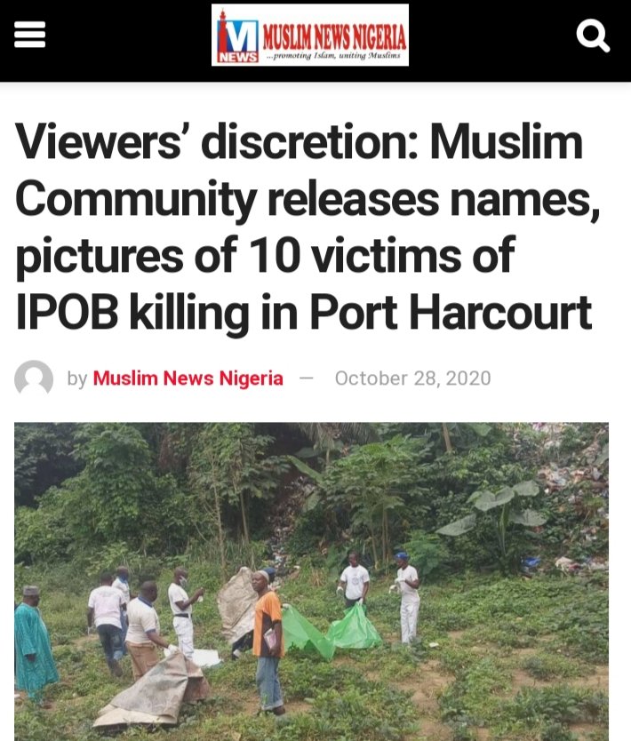 muslimnews_NG's tweet photo. When we're done with the #LekkiMassacre reportage, let's investigate the killings of #Muslims in PH, Imo and destruction of their mosques. They're also Nigerians who were murdered during #EndSARS protests. We'll assist @CNN @BBCWorld @AJEnglish with evidence. #AllLivesMatter https://t.co/XmjmqgoZz9