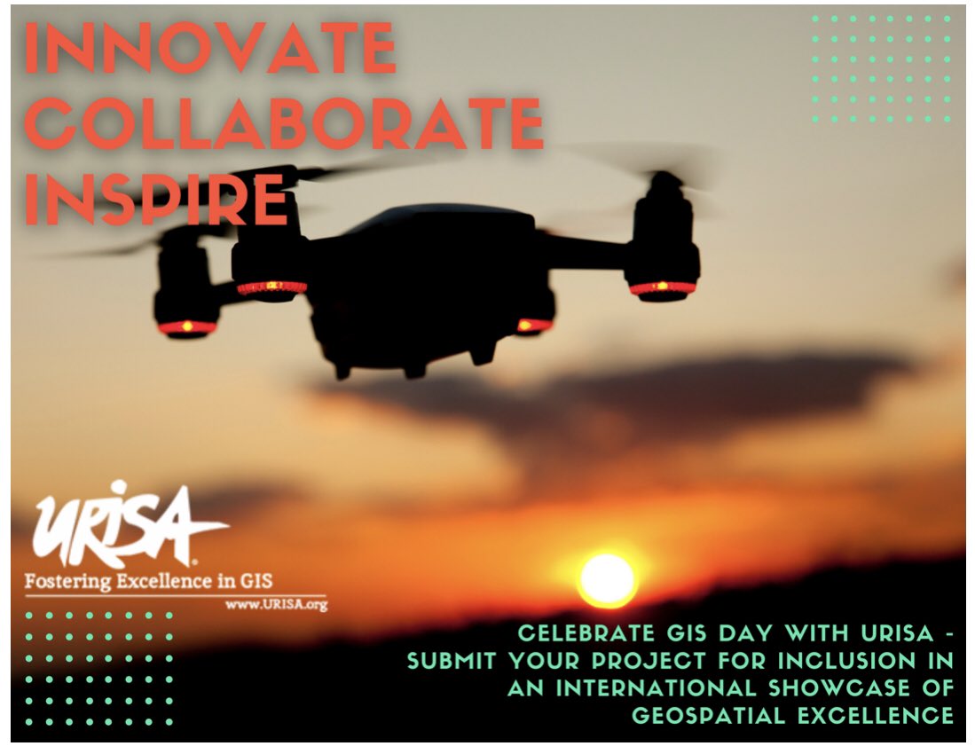 katieepickett's tweet photo. Happy #GISDay! @URISA has put together a crowd-sourced mapping application to highlight the exciting and innovative projects that our community has completed in the past year. Visit https://t.co/fBhepTrPIc to learn more and see how to contribute. #URISAConnected #URISAwesome #GIS https://t.co/BU3JlBfC7J