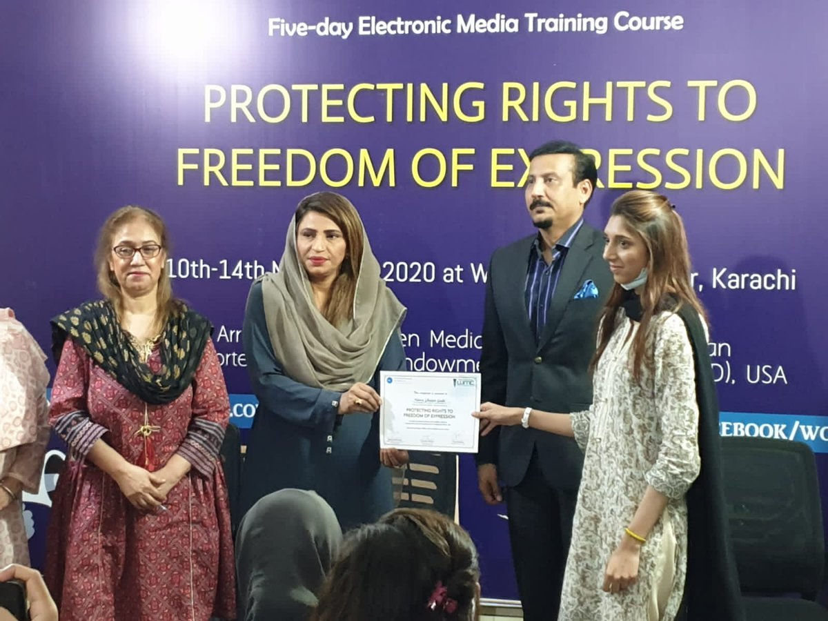 nsabbasiOff's tweet photo. TRAINING ON  PROTECTING RIGHTS TO FREEDOM OF EXPRESSION ARRANGED BY
 WMC(WOMEN MEDIA CENTER KARACHI) https://t.co/aeJXkJ04Xf