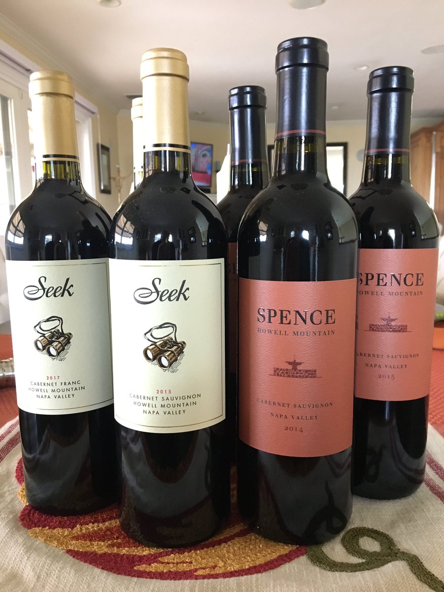 BartlettBacchus's tweet photo. Fall wine drops continue today after picking up these  #HowellMountain producers small production Cabernets,  Cabernet Franc and Zin. #SeekWines #SpenceVineyards #NapaValley https://t.co/k8TMHkckdk