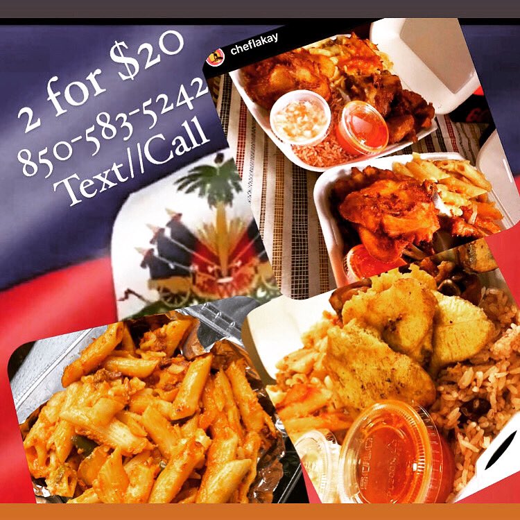 Shiloh_Jah's tweet image. 3-10pm ALL WEEK LONG!!
Have A Geeat!!
Share a plate with a friend!!!
2 for $20 

$10 TURKEY. // $10 Griot. // 
$10 chicken 
850-583-5242
CALL // TEXT TO ORDER ☎️ 📲 
850-583-5242
#famu21 #famu20 #famu19 #famu22 #fanu23 #fsu21 #fsu20 #fsu19 #fsu22 #famu23 #tcc19 #tcc20 #tcc21