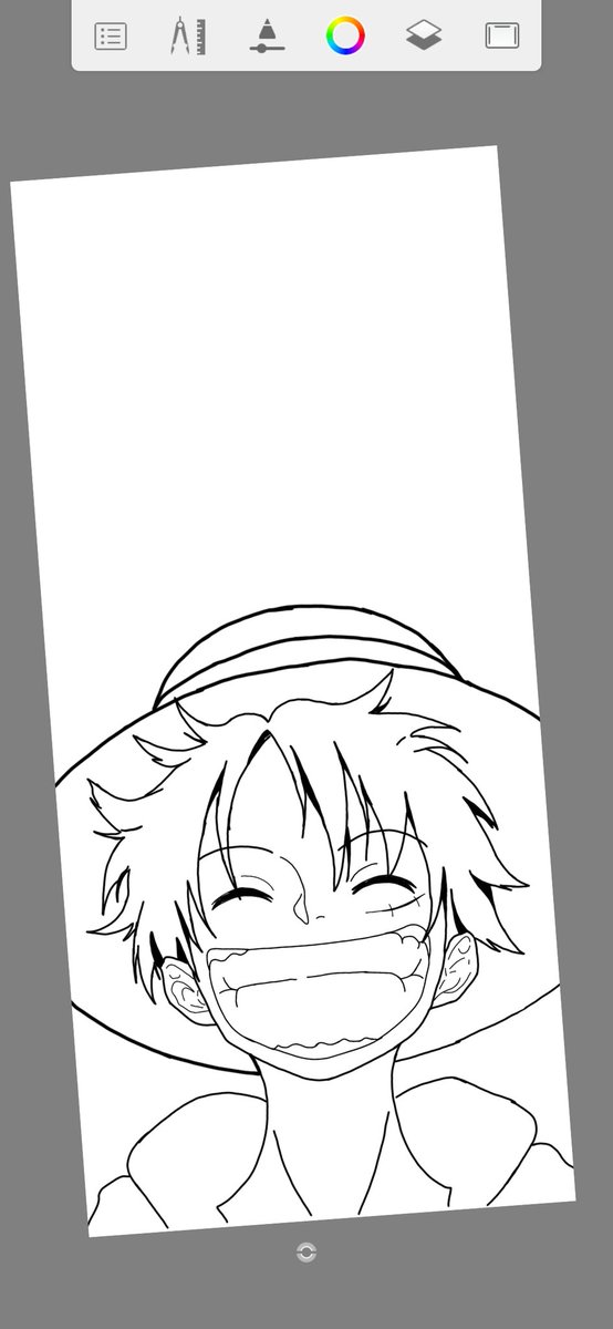 Gabrielber246's tweet photo. Só pra deixar registrado que consegui terminar meu Luffy. Falta colorir agr 😔🙂 https://t.co/pz76dNDREc
