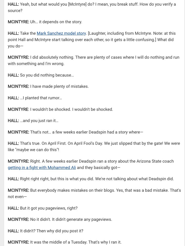 At the end of a panel discussion during Q&A time, Spencer turned the whole panel on it's head. The following from  @mgoblog's recap of this moment which I implore you read in it's entirety.  https://mgoblog.com/content/blogs-balls-3-big-leadedsbs-throwdown-transcript