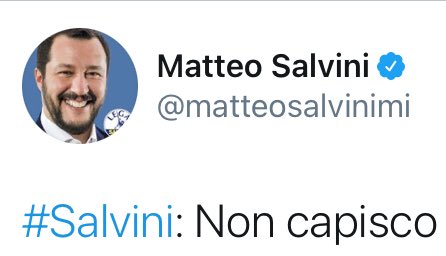 pasquino2000's tweet photo. Per una volta sposo in pieno le parole di @matteosalvinimi!
SENZA SE E SENZA MA.
Condividi se anche tu sei d’accordo con il capitano. https://t.co/Sd8MkiwuPl