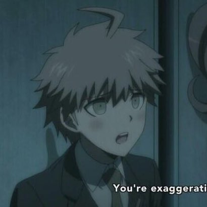 he's blushing :((( 

 #makotonaegi #makoto #naegi #danganronpa