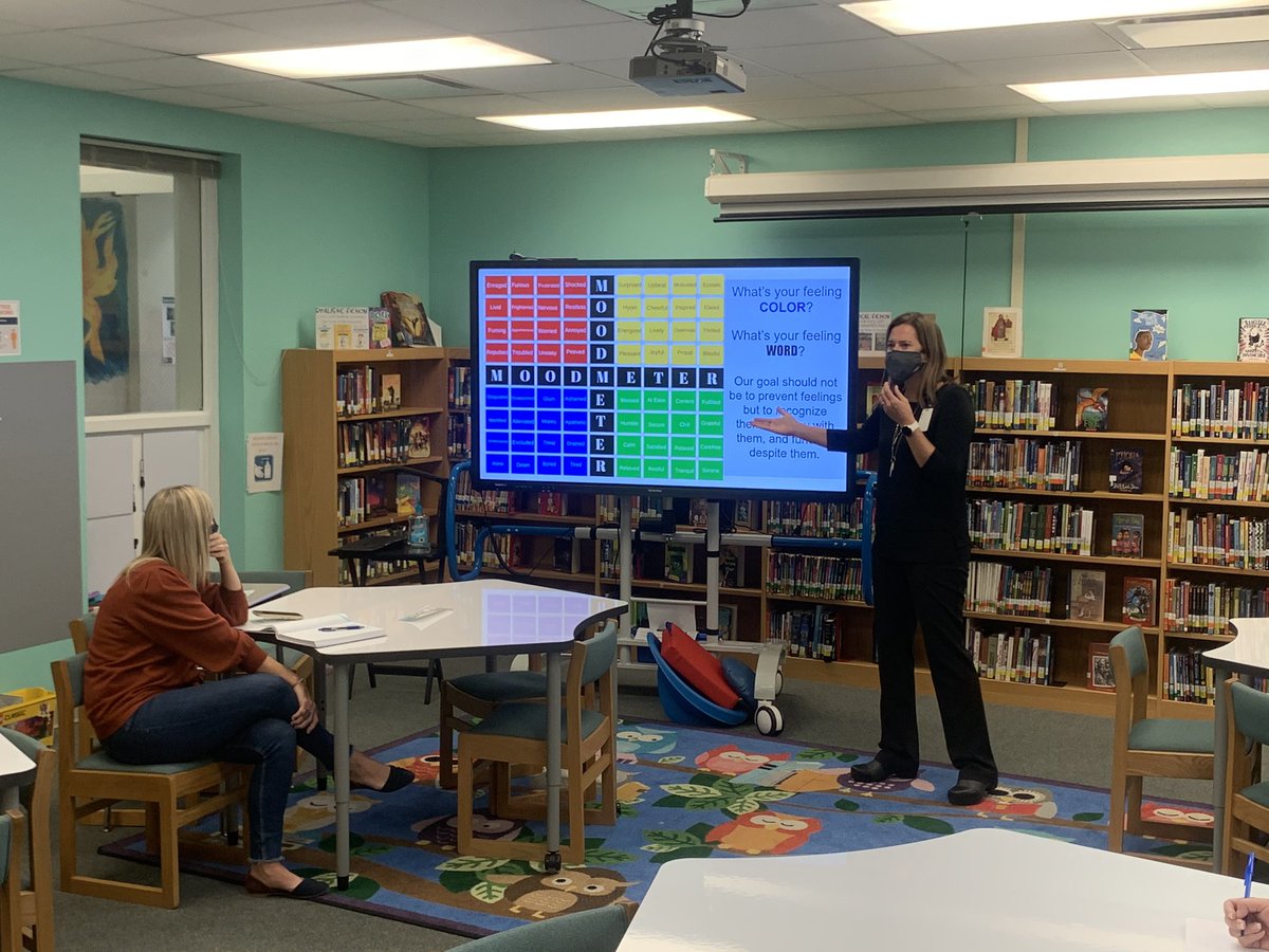 DeannaLeake's tweet photo. Our #CBSeaStars had the pleasure of inviting @sbcole76 to @CBElementary to offer us insight into Social Emotional Learning, Behaviors, and Progress Monitoring. #ThankYouSusan #5StarDifference #NHCSchat @askewjulie @WendyIvey3 @JakkiJethro @NewHanoverCoSch #NHCSchat https://t.co/p9xu7G5Z1v