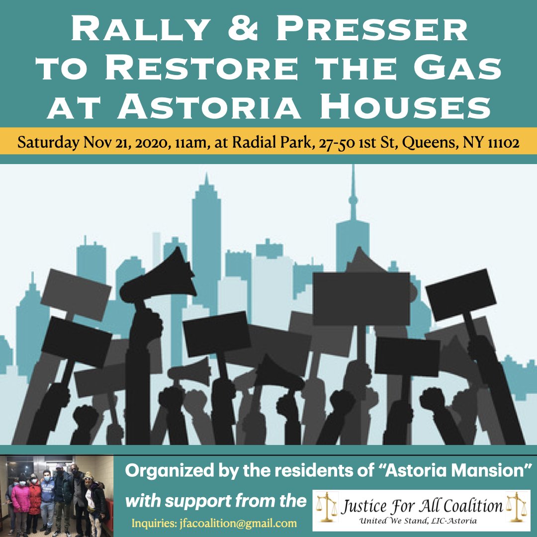 ka_hackett's tweet image. Astoria Houses is still without gas! Join us this Saturday for a rally and presser! #TurnOnTheGas #FundNYCHANow