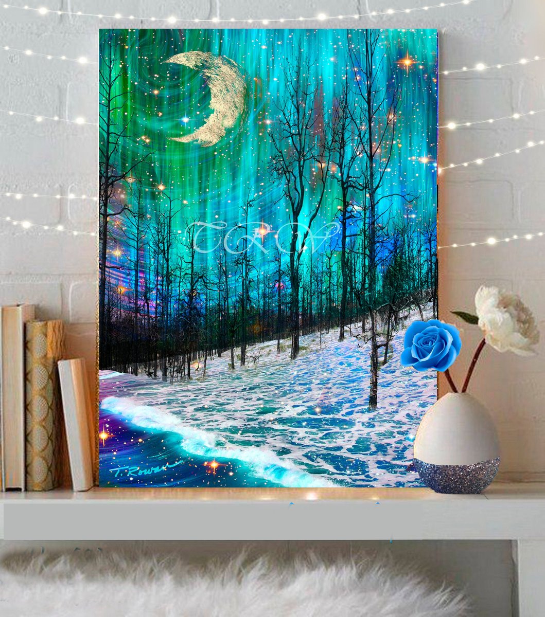 TeriRowan51's tweet photo. Thanks for the kind words! ★★★★★ "Looks even more awesome in person. Thank you- we love it!" Sandy https://t.co/JYdo4z1iFL #etsy #green #blue #bedroom #bohemianeclectic #landscapescenery #vertical #magicallandscape #fairytaleart #fantasyart https://t.co/Qh341puuPQ