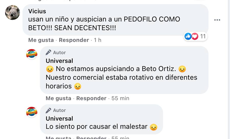 El emoji de Gelatina Universal, disculpándose porque su comercial aparece en el programa de Beto Ortiz, me devuelve la fe. Lo siento por causar este malestar