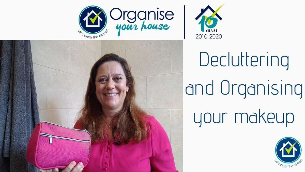 organiseurhouse's tweet photo. When was the last time you #decluttered your #makeup? Check out my latest #video for my #toptips on how to #declutter yours! Don't forget to #subscribe to our #newsletter so you don't miss the next edition. 😀 #makeupdeclutter #WFH #wardrobedeclutter https://t.co/yhu9tBXeex https://t.co/5dNFO81GWA