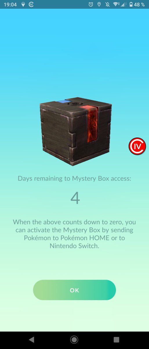 Srfsmurf's tweet photo. After I opened a mystery box yesterday the counter resets in 4 days and not 3. Why? @NianticHelp @PokemonGoApp https://t.co/M9vGnTYGmh