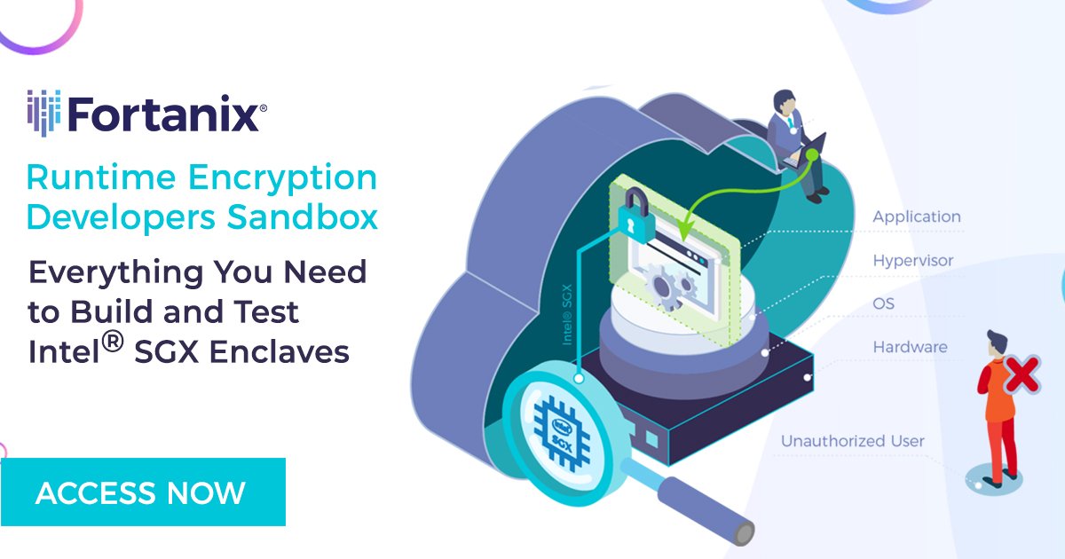 fortanix's tweet image. #ConfidentialComputing
The #RuntimeEncryption Developers Sandbox provides everything developers need to build their own enclaves, convert existing applications to run in enclaves and test them in their own public cloud instance.
LEARN MORE:hubs.li/H0B1m_d0