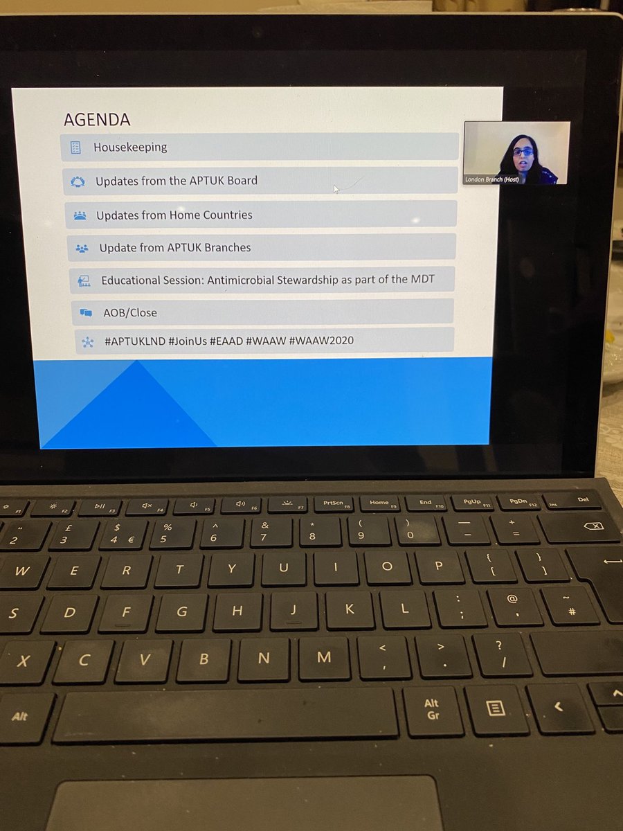 jogia_sheetal's tweet photo. #APTUK1 virtual branch meeting kicks off. ⁦@PamBahia1⁩ on the driving seat. #JoinUs #APTUK1 https://t.co/lvAWi0Pda6