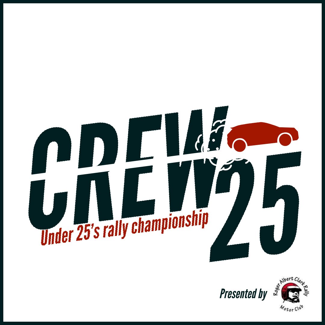 Crew25 is a new rallying initiative for the 2021 Rally Season, and is being launched by the Roger Albert Clark Motor Club. The aim is to encouraging new blood into rallying, the Crew25 rally championship is run by young people for young people.

#crew25 #rallying #under25