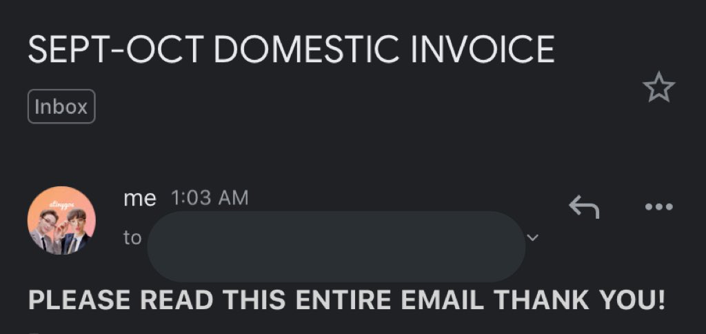AtinyGOs's tweet photo. sent more package invoices last night as well!!

[#atinyupdates] https://t.co/pFezyZlDUg