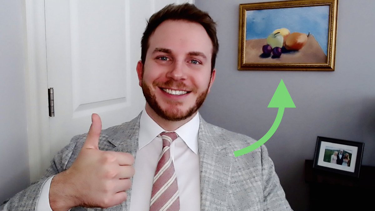 TrevorHuntMD's tweet photo. #InterviewArt continues with my first switch-up of the season! Kept the same tie but got a new blazer and painting today. 

This is one of my favorites, a colorful still life done by my very own big sister @DrEmilyEly while she studied abroad in Italy. #Bellissimo! https://t.co/mCNWRjaL2h