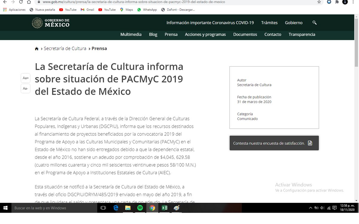 TazaPrint's tweet photo. no que no? siempre sí @CulturaEdomex debía desde 2016 a @cultura_mx 4 millones y hasta este mes de noviembre pagó. Mientras jineteó por 3 años esa cantidad.... @dgcpopulares señor @mardoniocarbalo ahora sí le encargo cumpla usted su parte finiquitando el pago @PACMyCultura 2019 https://t.co/7btmkOFJJt