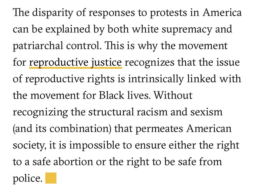 Lots of thanks to  @JocelynDmbroski who made the article so much better and let me keep this part about paterfamilias  https://therealnews.com/anti-abortion-protesters-get-special-treatment-from-the-police