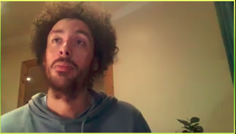  @RemiJS90 begins by touching on the anxiety inducing effects of watching the news. We hear about the violence of communities but never those in power.