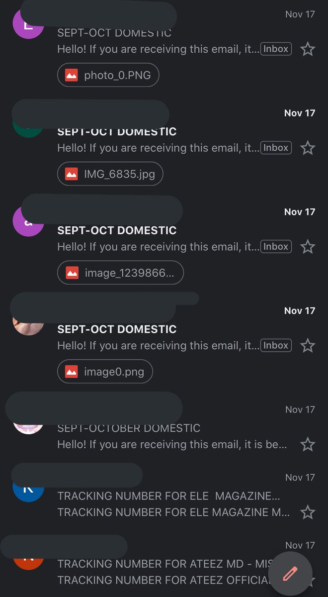 AtinyGOs's tweet photo. sent emails for missing items tracking number, tracking numbers for past packages, those that sent incorrect invoice amount, etc!!

[#atinyupdates] https://t.co/SABRQAxJ9e