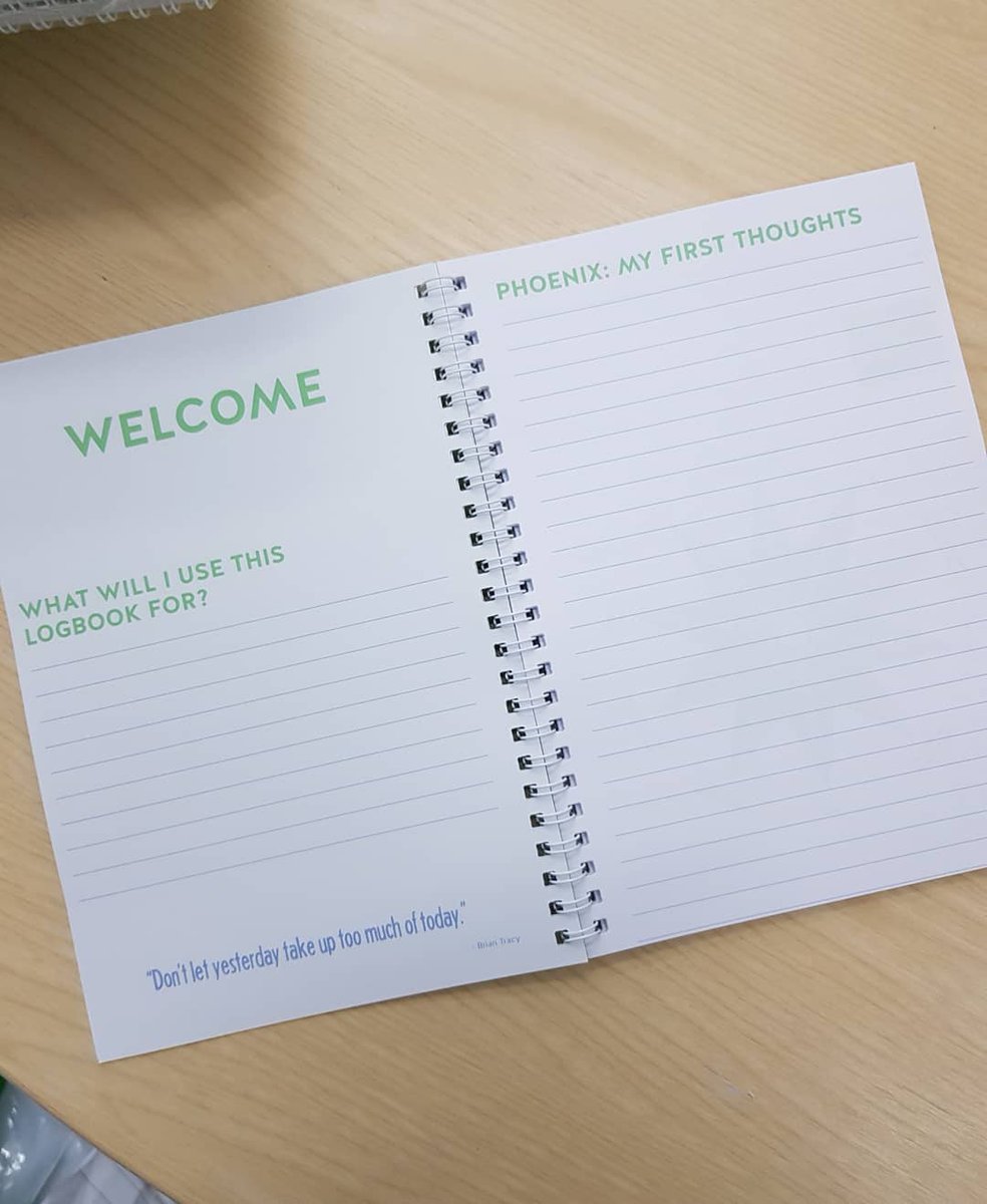 imagine_if_co's tweet photo. We are excited to show you the new #PhoenixProgramme log books, designed by the #BirdOnTheWing graduates 📒 https://t.co/Hy2yV6vaHP