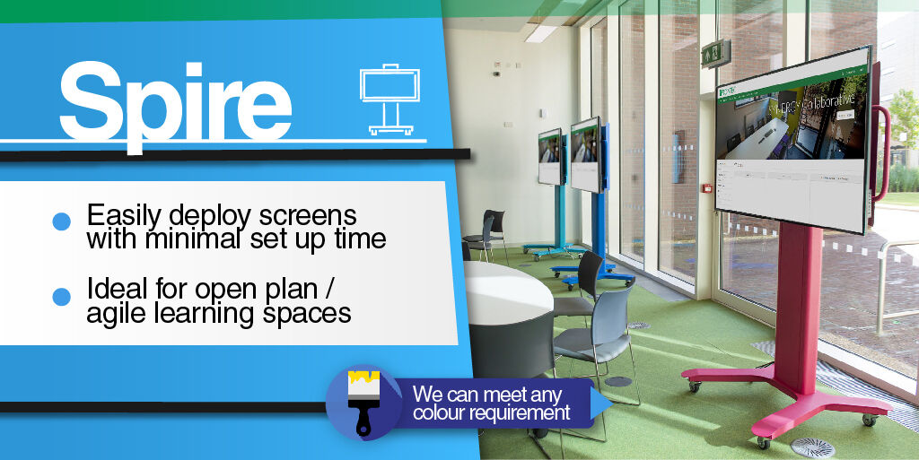 DalenTOPTEC's tweet photo. Our Spire Trolley is the ideal solution for open plan and #AgileLearning spaces, the perfect all-in-one solution as both #TeachingAid and #DigitalSignage.
Discover more.. https://t.co/DTFpkmGSLy
#AV #ITequipment #ScreenTrolley #elearning #BrumHour #MidlandsHour #SMESupportHour https://t.co/j6yZFgVbJ8