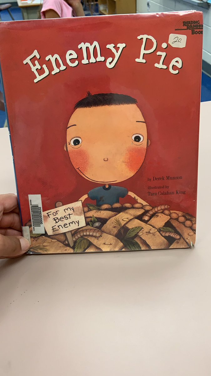 Campoli_F's tweet photo. For #Antibullyingweek2020 we read Enemy Pie written by Derek Munson. Thank you @WilshireLibrary for the awesome suggestion! We discussed ways to help others and be a positive influence in our school community. #Sk #grade1 @YRDSB https://t.co/UpH8ZQiLIf