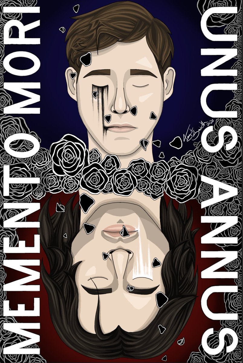 TartCanadian's tweet photo. It’s a little late since I got the idea during the last hour of the stream but I’m really happy with how this came out @UnusAnnus #MementoMori https://t.co/HTuYHjKk0L