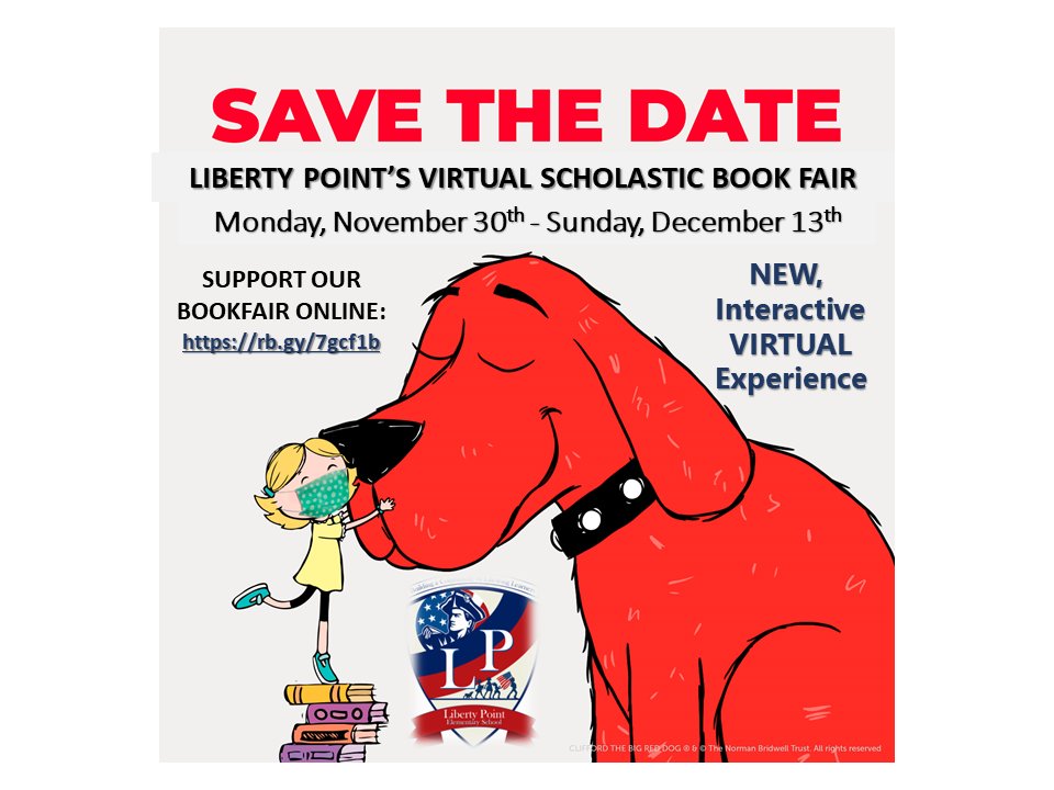 mediafannin's tweet photo. @LPES_Patriots Virtual #ScholasticBookFair 
Monday, Nov. 30th until Sunday, Dec. 13th... 
Please support our book fair and share the news! 
@payne_adel @SheralynShepard @FultonMETI
 #PatriotsREAD #FultonREADS
Our Book Fair Homepage: https://t.co/PDCX2wzF5w https://t.co/XZlxt1s5fu