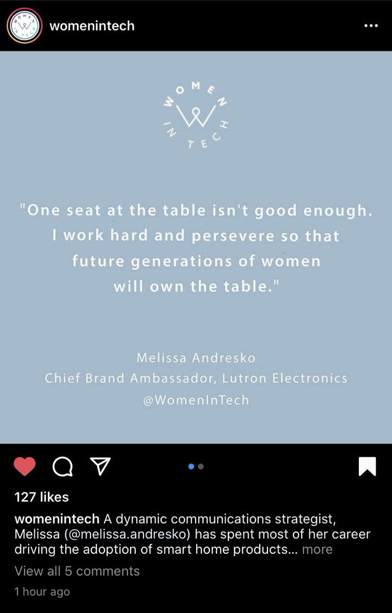 Honored to be taking over stories today for the Women in Tech organization. Head over to Instagram follow along!