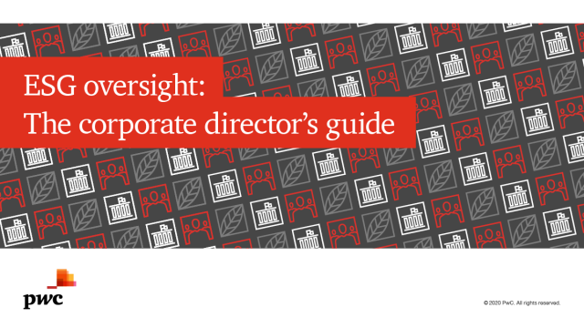 RdedoraPwC's tweet photo. What does great #ESG oversight look like? Our corporate directors’ guide explains: https://t.co/Nl63qP74uP https://t.co/Yi1DrDhhEd