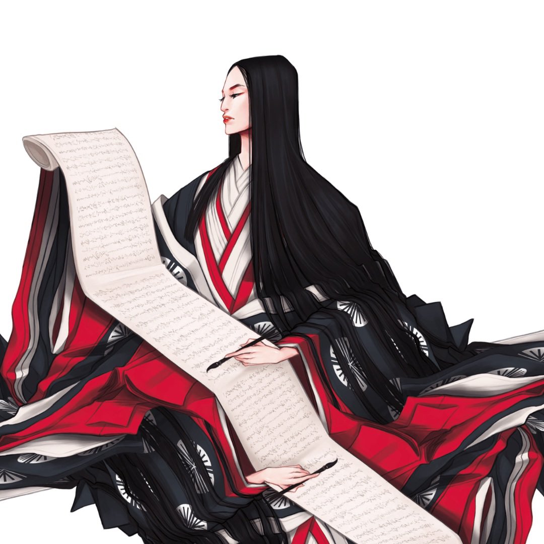 YumeDoGames's tweet photo. ♦️♦️♦️ A famous poetess, a novel writer and a lady in waiting. She is particularly famous for writing the Tale of Genji #QueenOfDiamond art by @jessica_heran https://t.co/xYYM10i9Tt