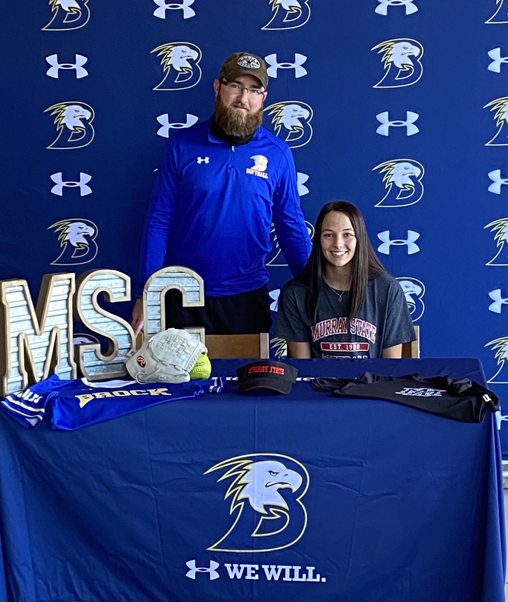 BrockAthletics's tweet photo. Congratulations to Brock Softball standout, Maddie Bramblett who signed with Murray State College today!!! https://t.co/XQqhBFxS4i