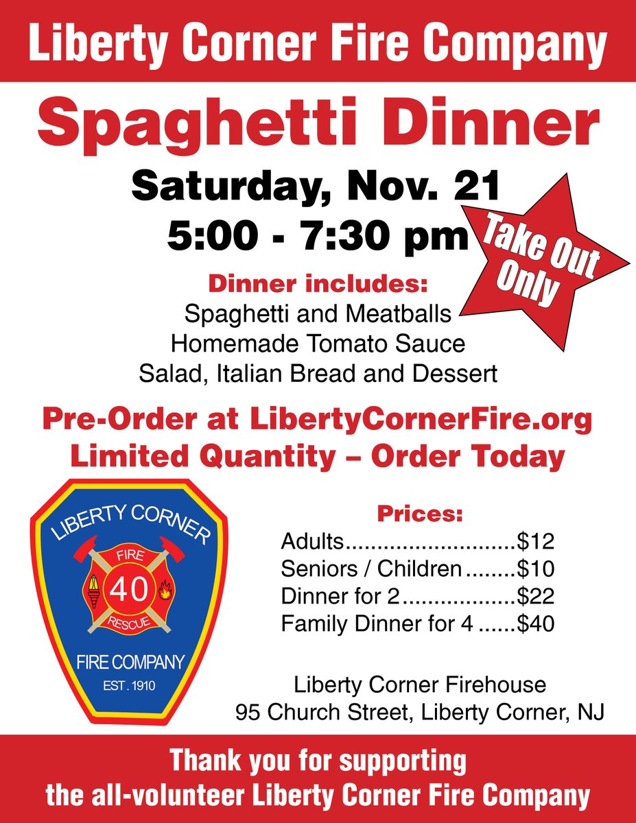 LCFire40's tweet image. Buy a Meal for a Homeless Vet from our Spaghetti Dinner Saturday - mailchi.mp/f368d4c8a44b/h…