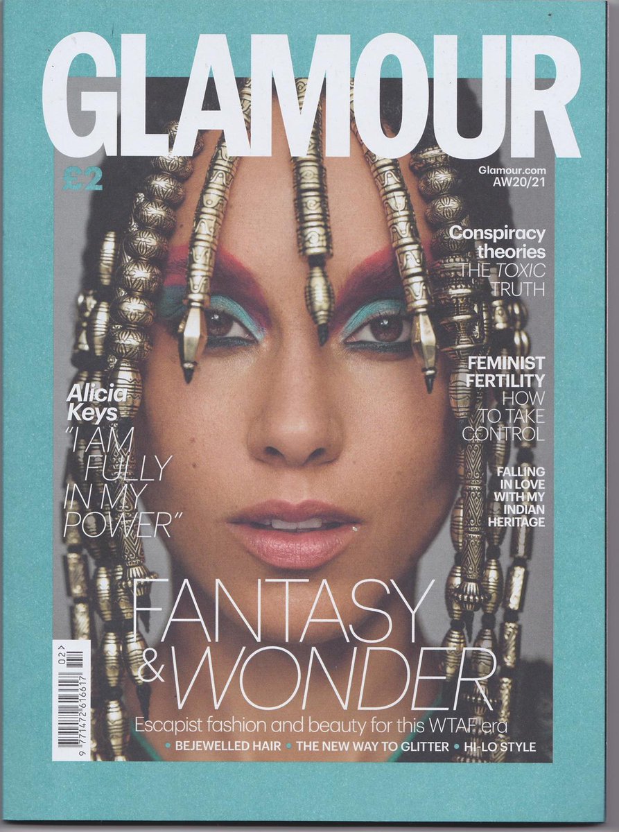 BuildHerCrowd's tweet photo. #BuildHer #crowdfunding platform &amp; team are delighted to be featured in this month's edition of the acclaimed international publication 'Glamour Magazine' @GlamourMagUK which is on newstands across the UK now! 🤩💃🏾

Here is the cover featuring @aliciakeys 🔥 &amp; our feature! https://t.co/YAQJKx6fCG