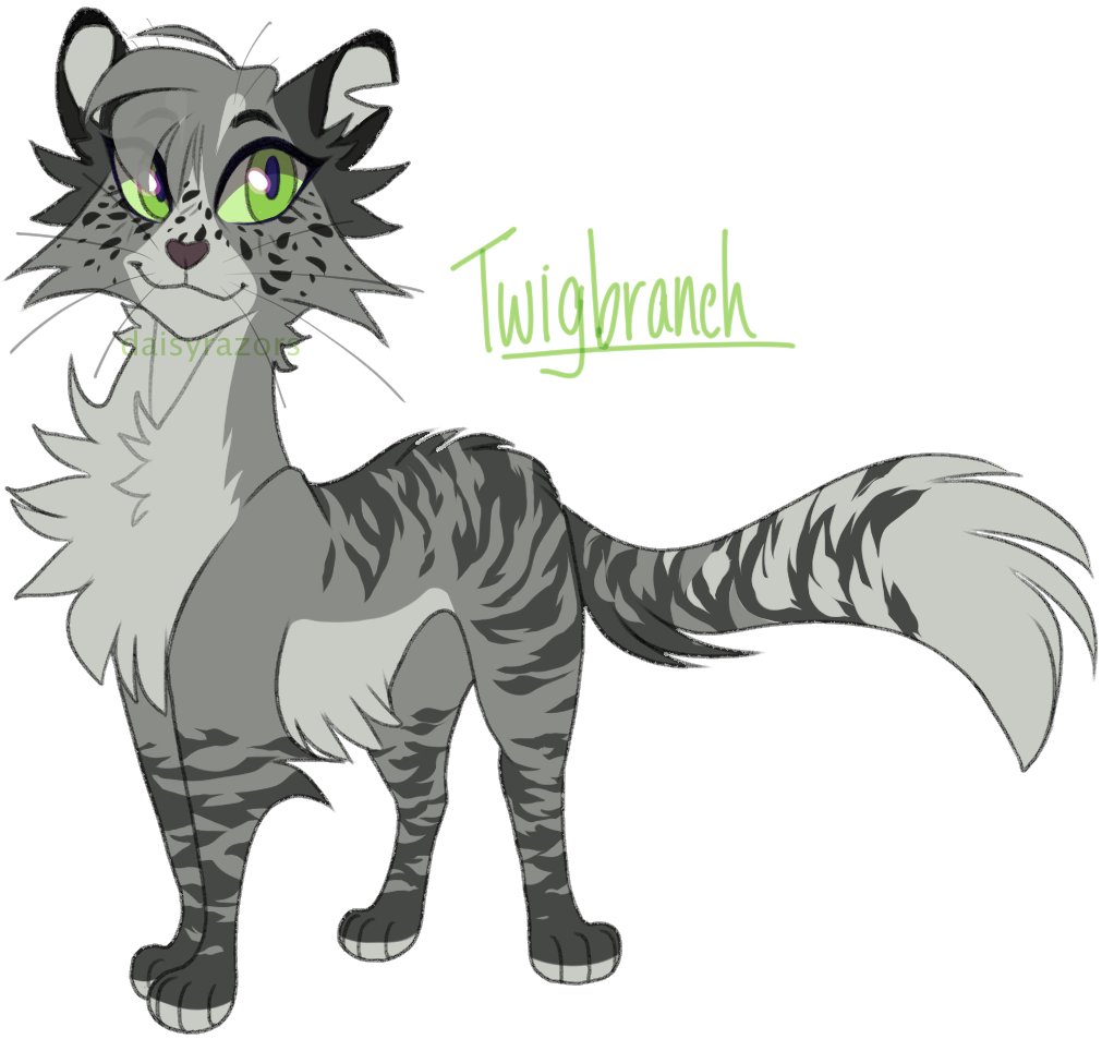 daisyrazors's tweet photo. i'm workin' on some designs for a thing ๐ but i figured i'd share my design for this wonderful lady since i finally found one i think fits her! ๐
.
#Twigbranch #warriorcats #avisionofshadows https://t.co/12xFustn20