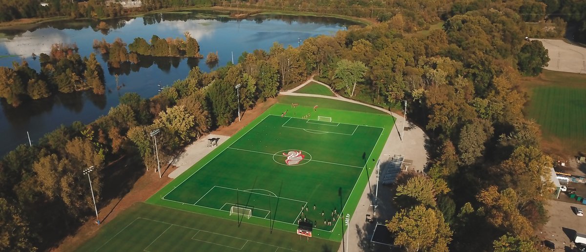 TeamBrockUSA's tweet photo. The Field of the Week is Jim Rendel Field at the @RoseHulman Institute of Technology in Terre Haute, Indiana! The field was designed by @RatioHPA and features @AstroTurfUSA and #BrockFILL over Brock SP Series SP17XL shock pad. #BrockUSA #SaferSports #ShockPads https://t.co/NXIWnf1KUr