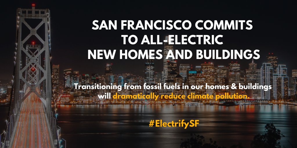 RightToZeroCA's tweet photo. .@sfbos' vote to phase gas & fossil fuel infrastructure out of new homes & buildings will protect climate 🌍
Burning fossil fuels in homes & buildings generates 560 million tons of climate pollution per yr—one-tenth of total US emissions #ElectrifySF https://t.co/t3sGEgdIgb https://t.co/eEe3FMxAi7