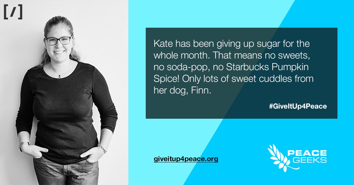 ArchiveDigi's tweet image. This is our Social Media Manager, Kate’s first time participating in the #GiveItUp4Peace challenge. Go Kate Go!