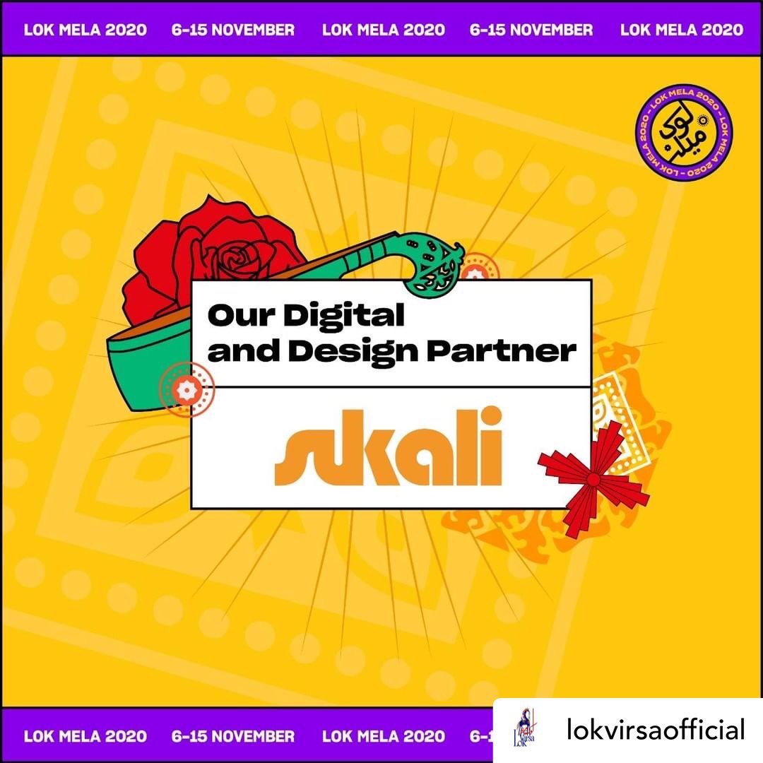 LokVirsa's tweet photo. Lok Mela 2020 was branded, designed and marketed by @sukalidesign - our creative partners worked round the clock, devoted to making this event a success. Congratulations and gratitude for your unparalleled work  that played a pivotal role in breathing life into #LokMela2020 https://t.co/IpAxIgjEga