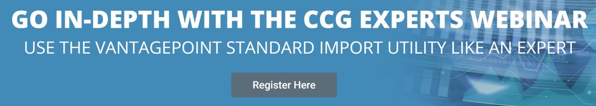 CenConGroup's tweet photo. Vantagepoint users can save time keying in transactional data by using the standard Import Utility for cash receipts, AP disbursements, and AP vouchers. Find out how in CCG's Experts Webinar. Register Free #CCGexpert @Deltek https://t.co/p5V0I4wd9n https://t.co/qym9EIBSz6