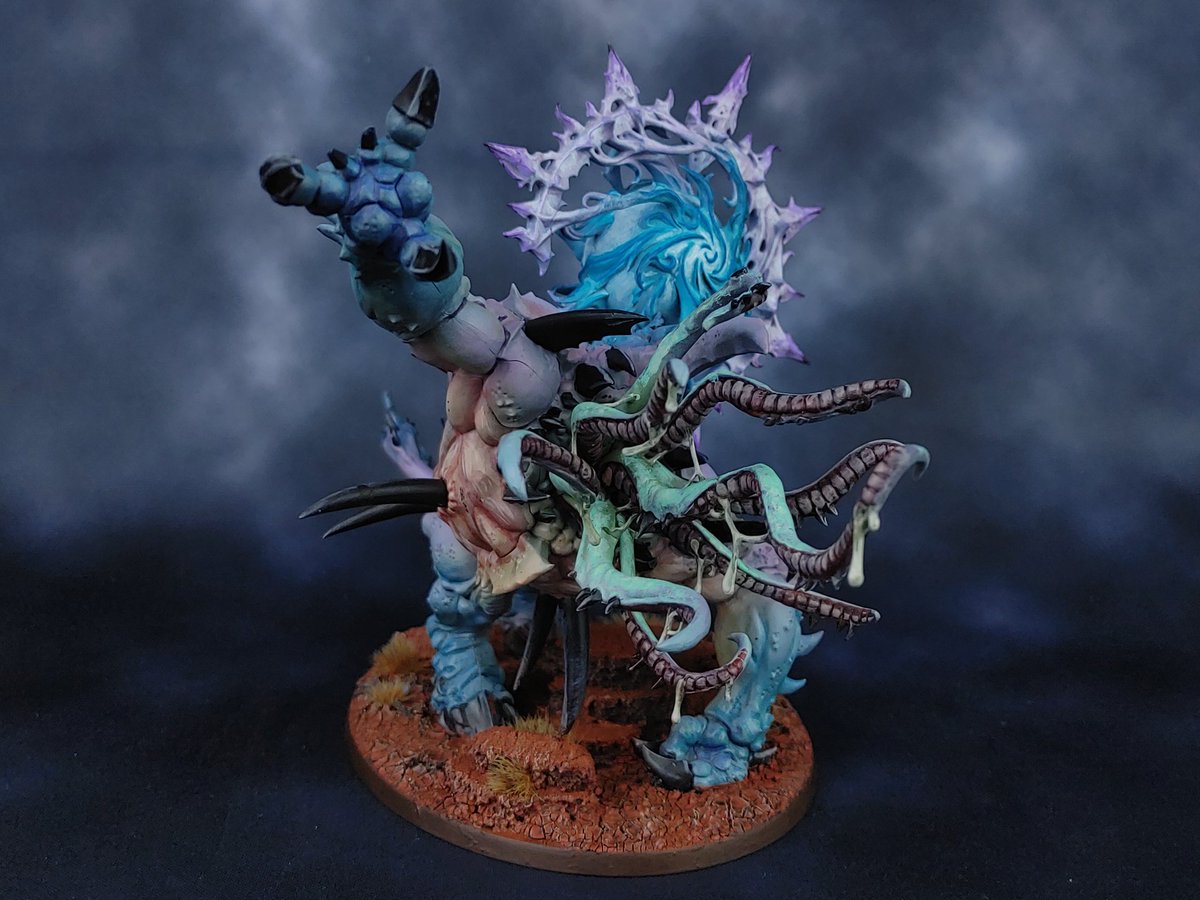 NOVACharity's tweet image. Miniac and his subscribers have painted life into 4 amazing armies for the 2020 Fall Raffles. Shown here is a Mutalith from the Thousand Sons army, painted by the NOCF Artist Consortiums own @brushforhire ! The drawing will be on December 4, 2020. 
novaopenfoundation.org