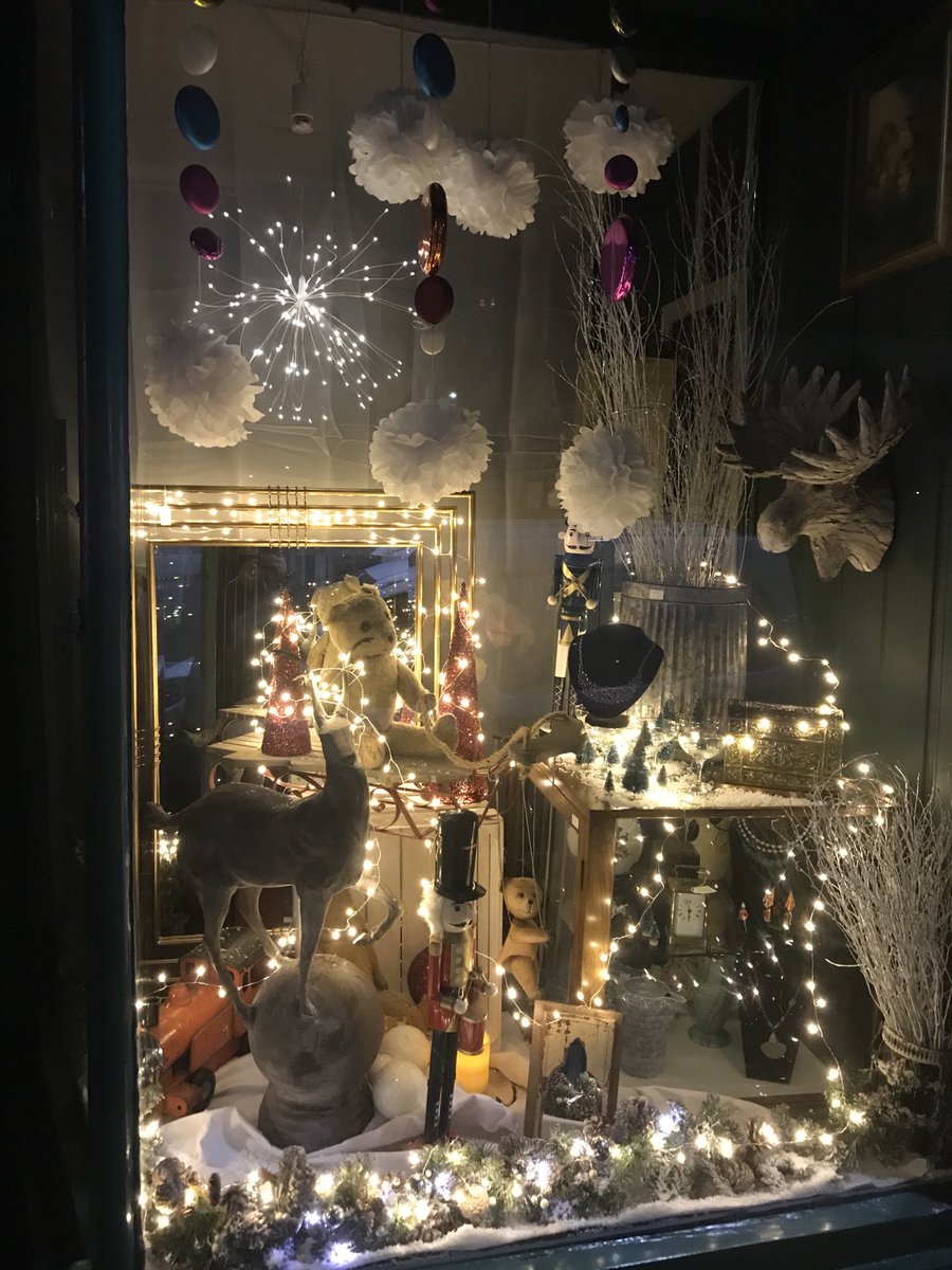First Christmas window now complete. 
Watch the other two spaces... #Southsea #ChristmasIsComing