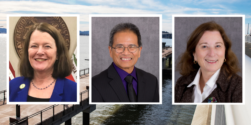 Congratulations to the new and re-elected Park District Board Members! Acting Director Elizabeth Echols (left, Ward 1) won the seat she was appointed to last year. Directors Dee Rosario (center, Ward 2) and Ellen Corbett (right, Ward 4) ran unopposed. Congratulations to all!