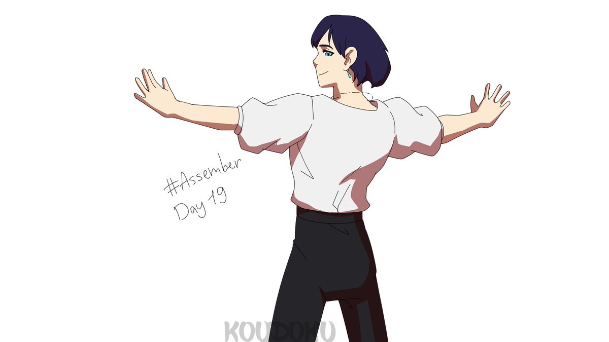 koudokutentacle's tweet photo. #Assember Day 19
Little bit crooked, but this is Houl https://t.co/Wcg8VyK2xx